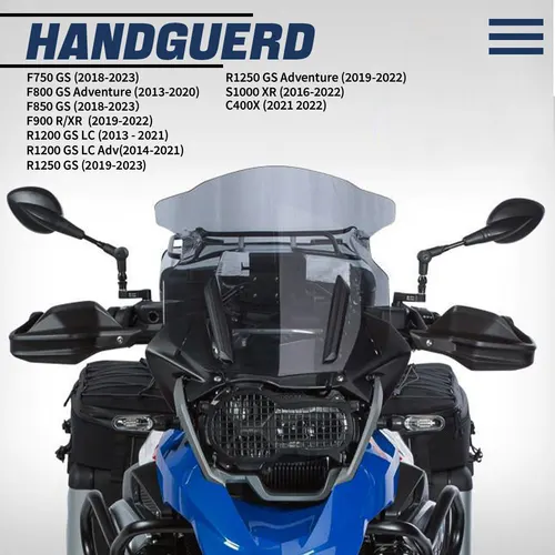 Imagen 2 del producto 2023 para BMW G310GS G 310 GS R protectores de manos para motocicleta palancas de embrague de freno protección guardamanos G310R 2017-2022 2021 2020