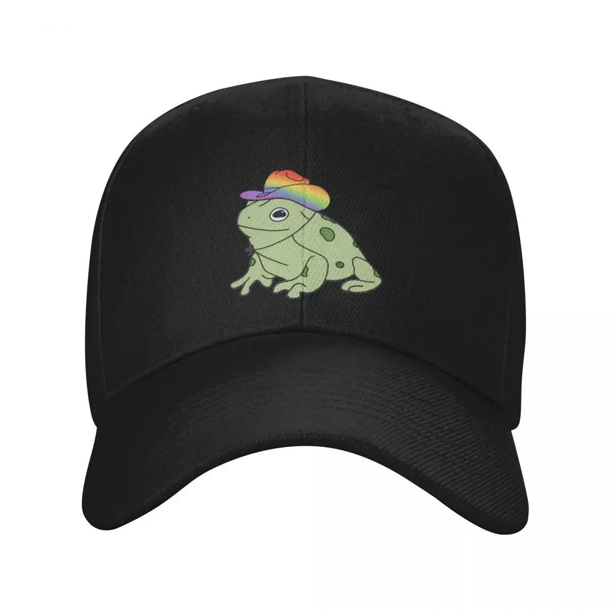 

Rainbow Cowboy Frog Baseball Cap party Hat cute sun hat Big Size Hat Mens Tennis Women's