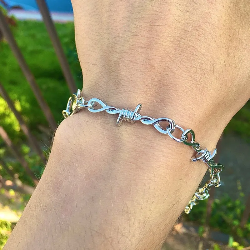 فاسق ريترو مسنبل عقدة معدنية سلسلة صغيرة شوكة قلادة للرجال والنساء كول الهيب هوب هدايا مجوهرات الأزياء