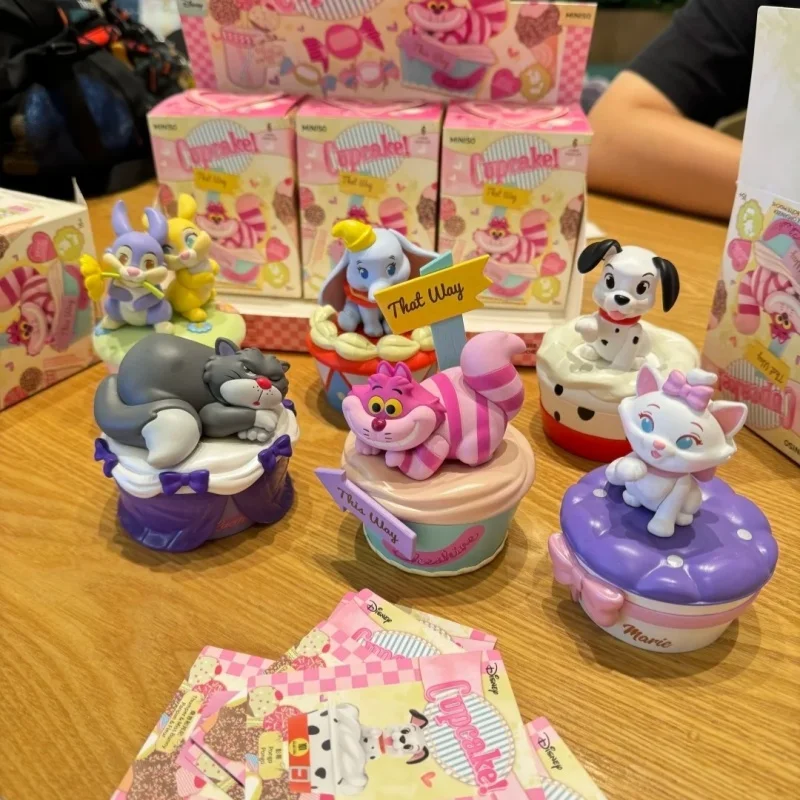 

Miniso Disney Characters Cupcake Series Model Lucifer Decoration Girl Animation Figure Peripheral Childrens Toys Birthday Gifts