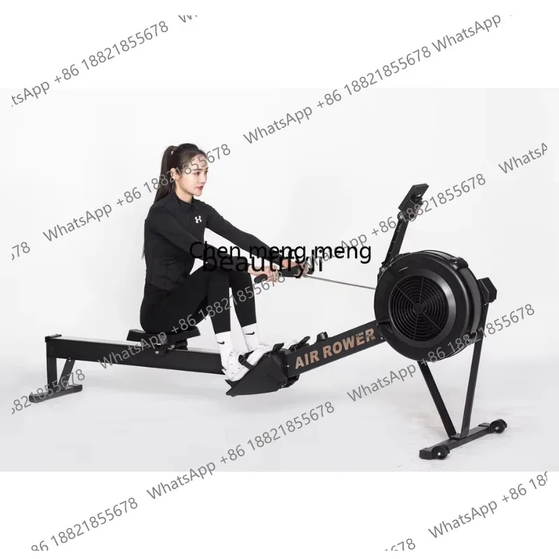 ss26 Smart Wind Resistance Rowing Machine Folding Household Mute Rowing Lat Pull down Machine Aerobic