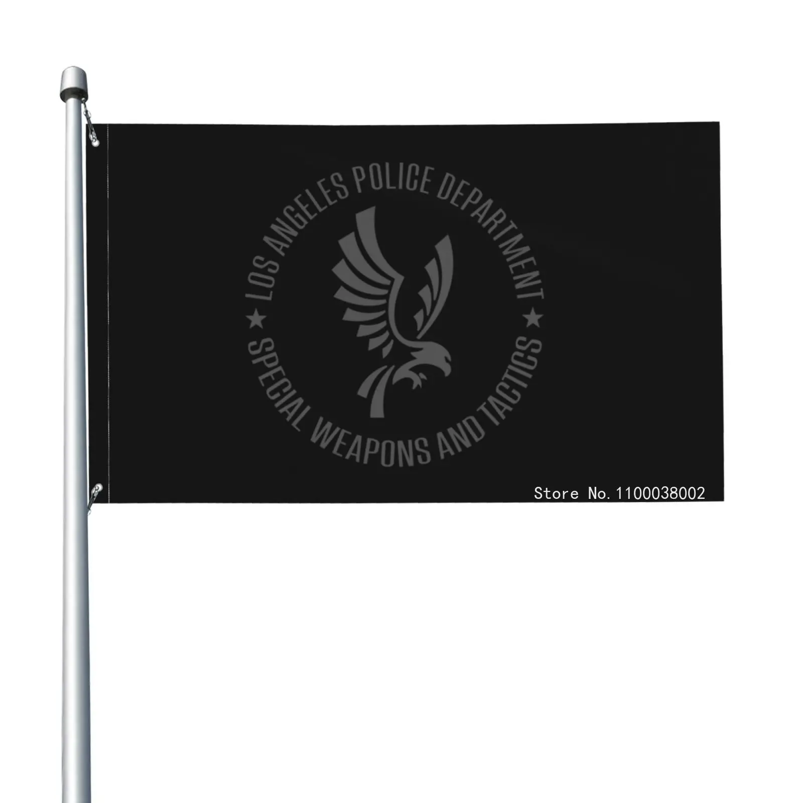 Lapd Swat Serie de televisión S.W.A.T. Bandera inspirada en la policía de Los Ángeles Dep Flying Vivid Color Holiday Sport