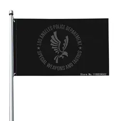 Lapd Swat Tv Series S.W.A.T. Inspired Los Angeles Police Dep Flag Banner Flying Vivid Color Holiday Sport