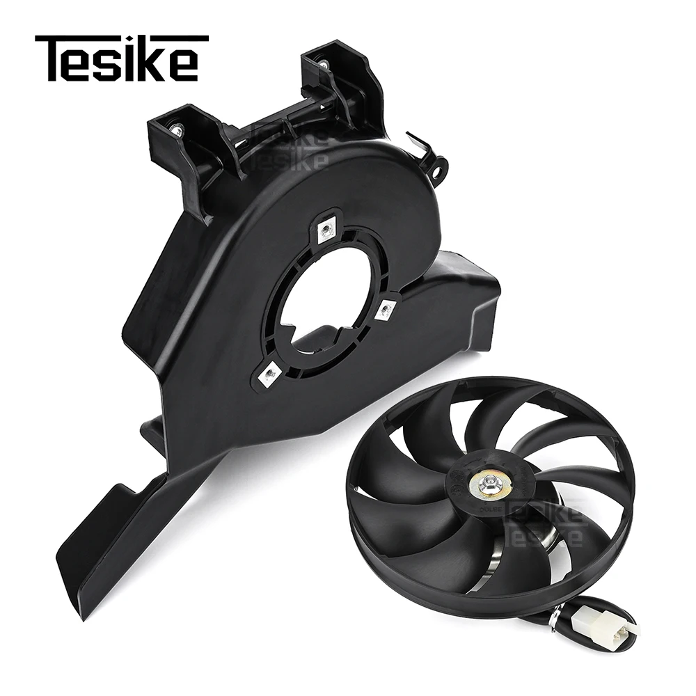 

12V Motorcycle Cooling Fan Oil Cooler Engine Electric Radiator For Kawasaki Z400 NINJA400 2018-2023 Motocross Accessories