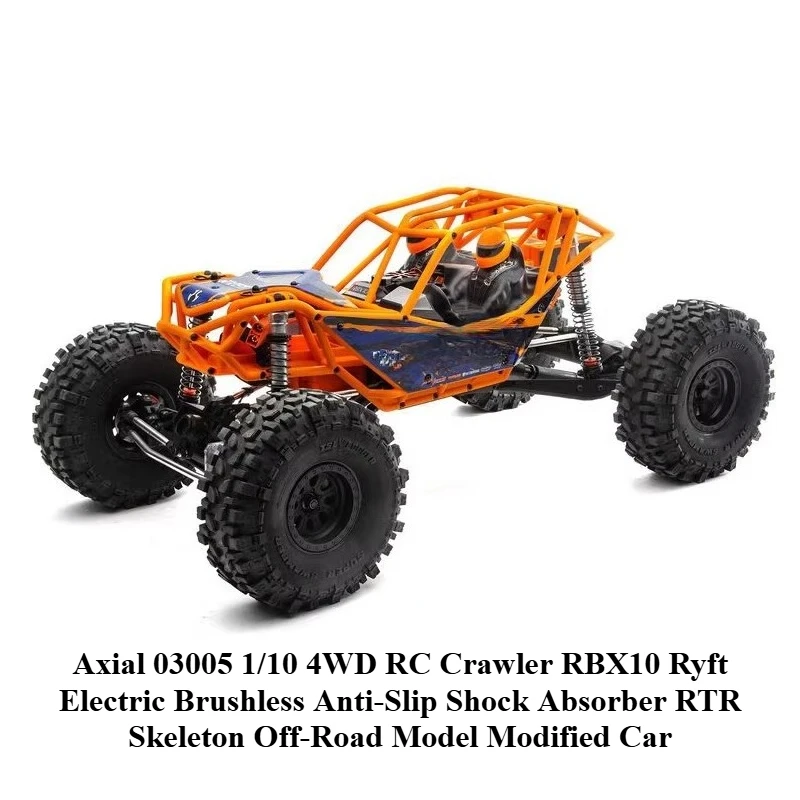 

Аксессуары для радиоуправляемых моделей Axial 03005 1/10 4WD RC Crawler RBX10 Ryft: Электрический бесщеточный амортизатор с защитой от скольжения, RTR, для модифицированных внедорожных моделей.