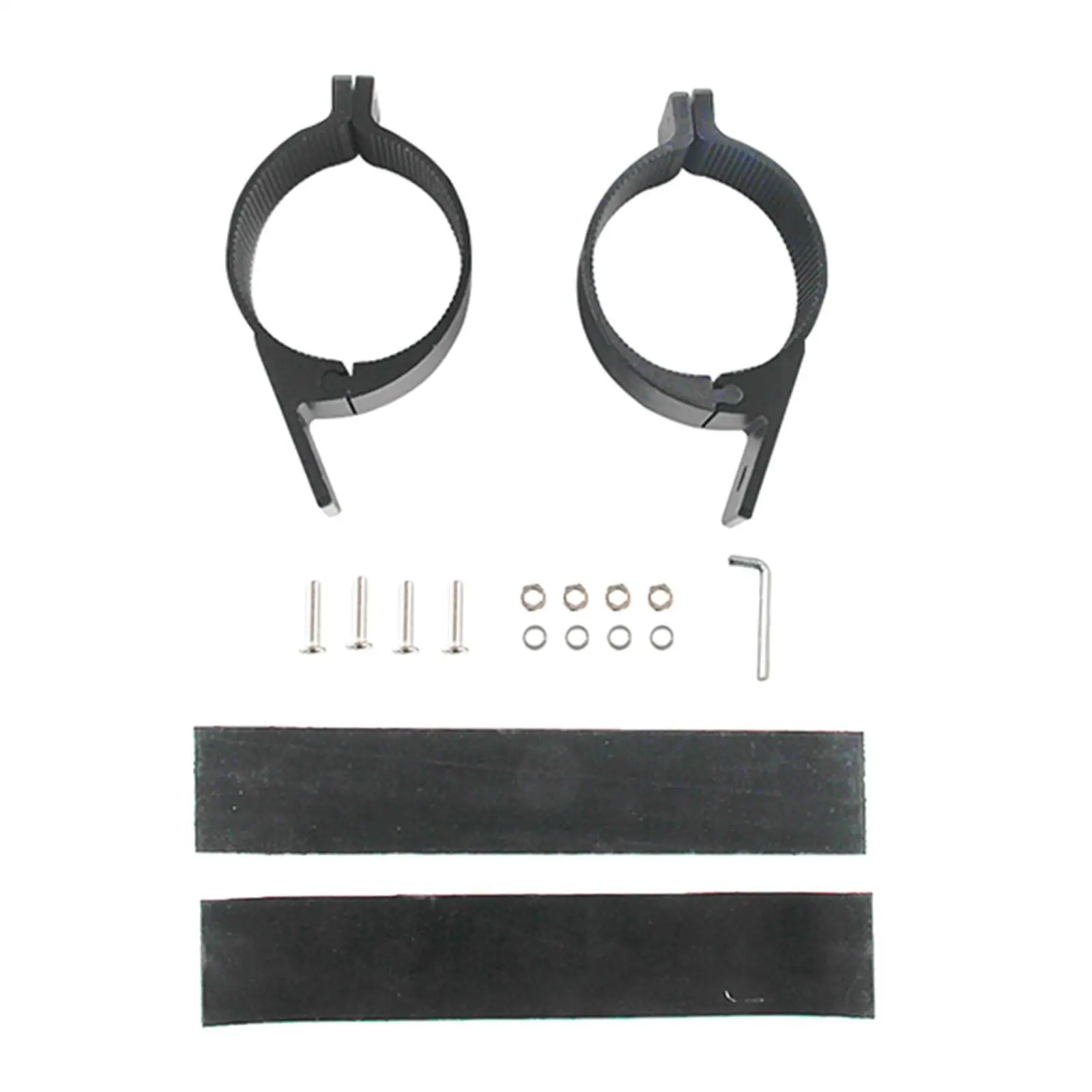 

2Pcs Tube Clamp Roof Roll Cage Holder Aluminum Alloy with Screws Universal Bull Bar Mounts Clamp Kit for Off Roads Vehicle
