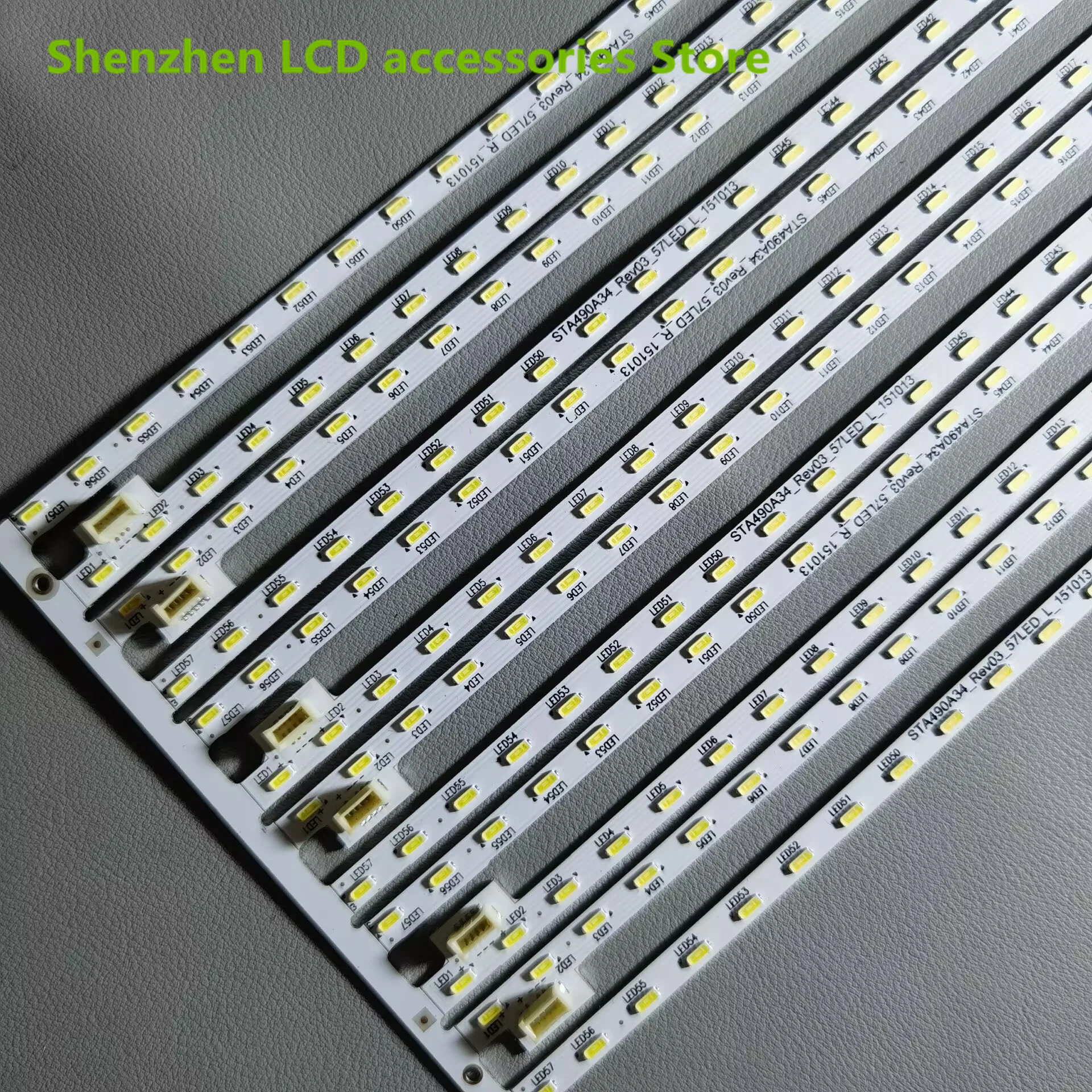 Đèn Nền LED Dây Cho Sony KDL-49WD7512 Thanh Nhẹ STA490A34_Rev03_57LED_LR_151013 53.3CM 57LED 100% Mới