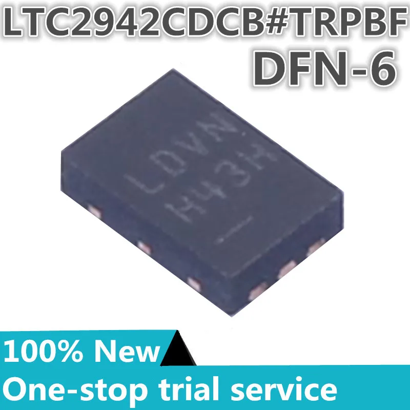 

1-100pcs %New original LTC2942CDCB#TRPBF #TRMPBF Silkscreen LDVN package DFN6 battery management chip