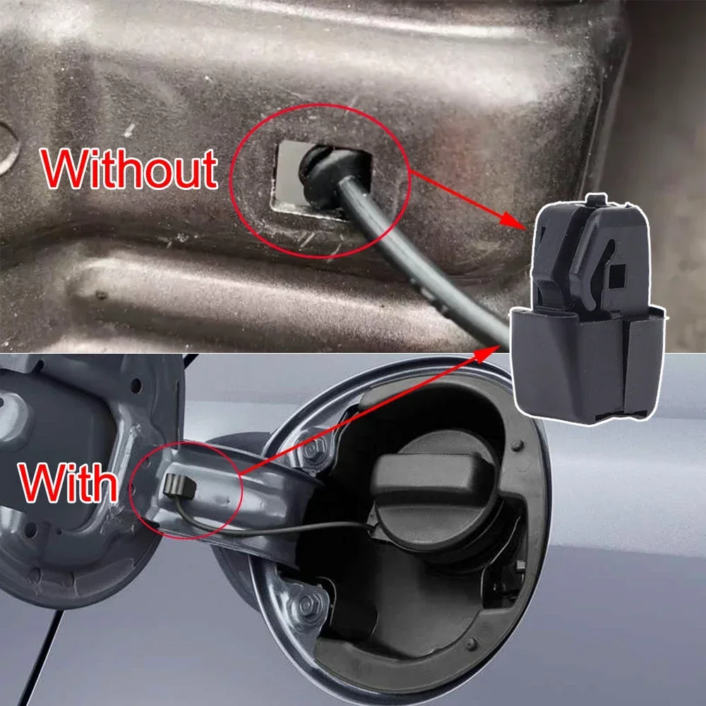 Fuel Tank Petrol Cap Filler Cord Tether Rope Ring Strap Band Clip Rivet for Honda Civic 8th 9th 2006- 2015 Replace Cover Repair