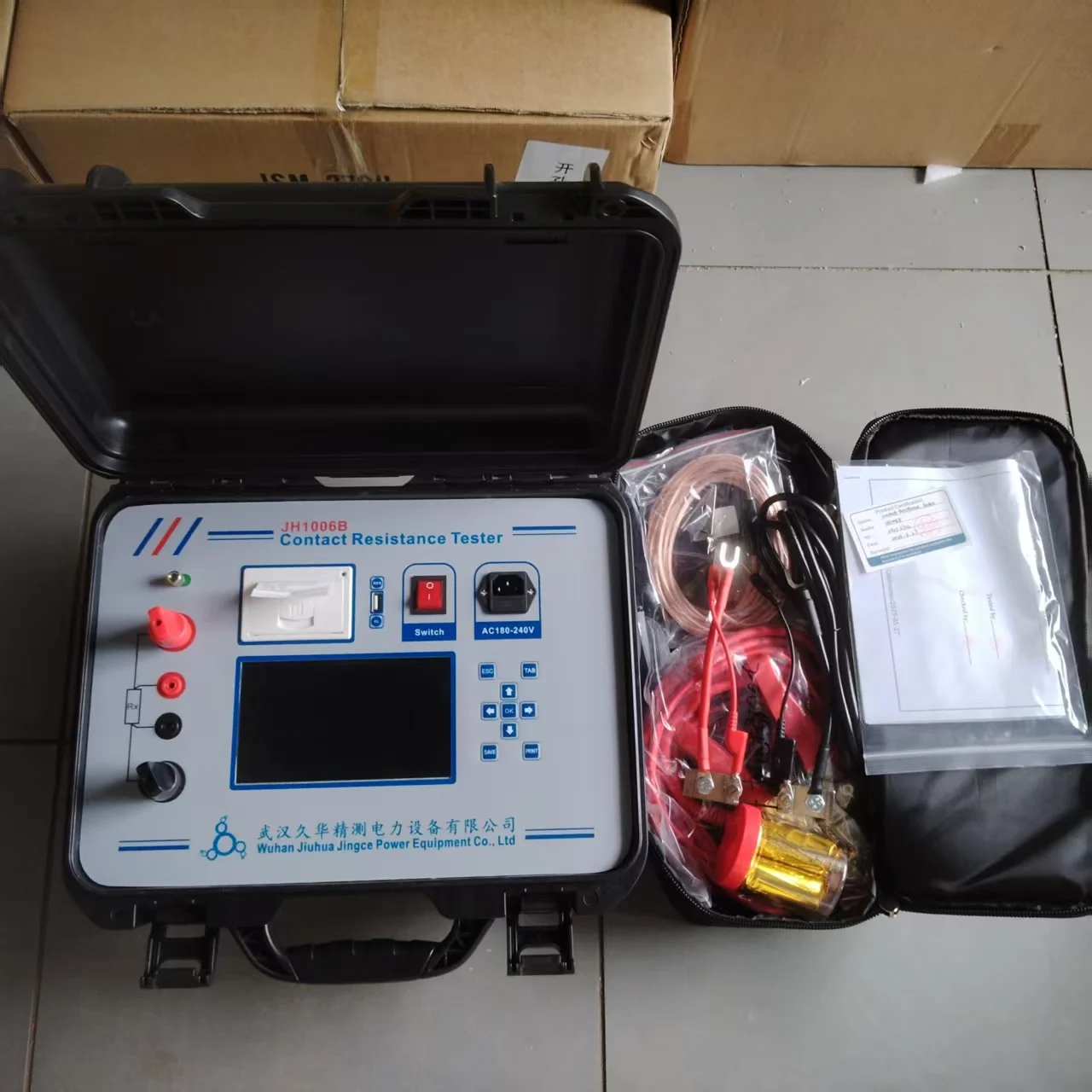 Hot Sell 200A Micro-Ohmmeter Transformer Switch Circuit Breaker Test Machine Loop Resistance Tester Contact Resistance Meter