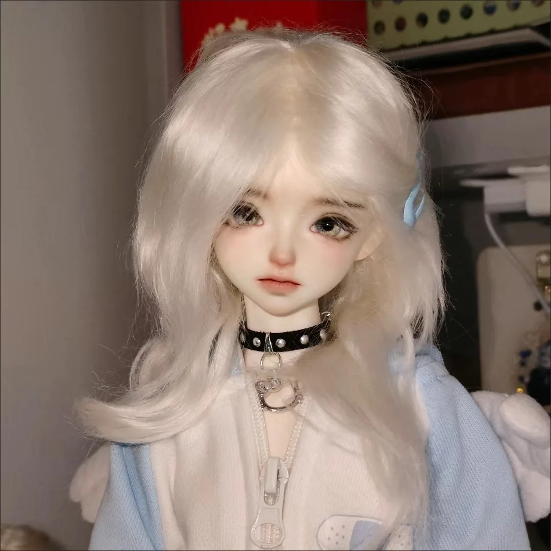 Nuevo traje de ropa para muñeca 1/4 1/6 para muñeca Bjd de 45/30cm, chaqueta de Ángel con calcetines a rayas, juguetes para niñas, accesorios para muñecas de moda