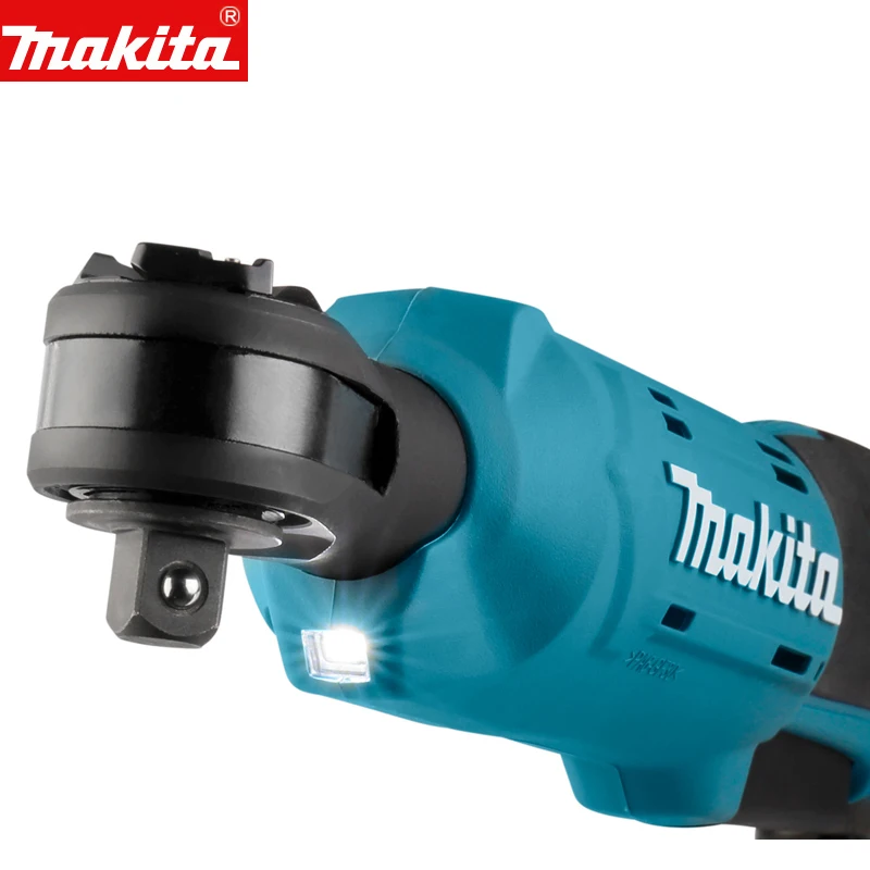 Imagem -06 - Makita Wr100d Wr100dz 12v Chave de Catraca Soquete Adaptadores Invertendo Alavanca Gatilho Bloqueio 90 Graus Ângulo Chave Elétrica