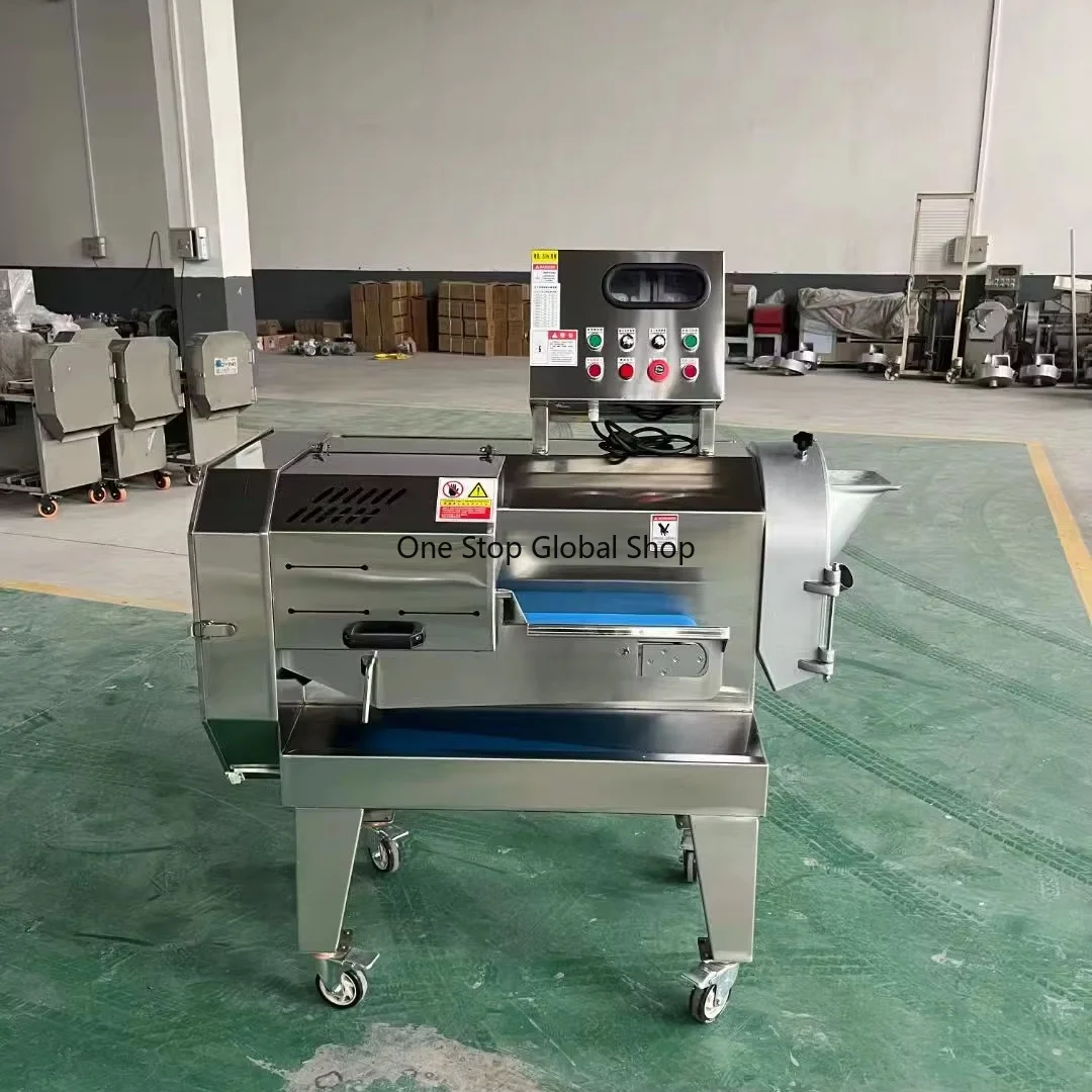 Dual-head Fruit & Vegetable Cutting Machine, Multi-purpose Slicer Shredder for Potato, Cucumber, Carrot
