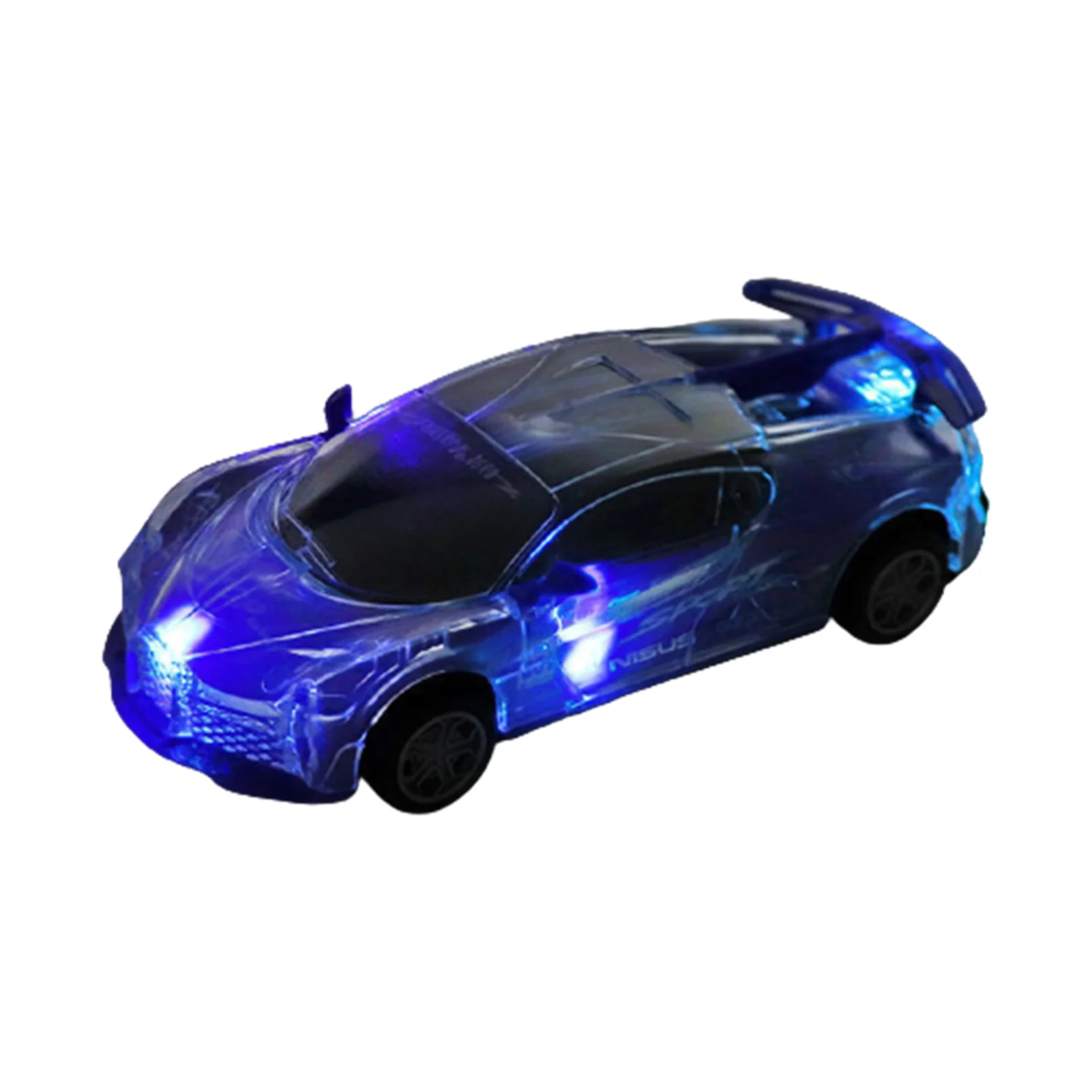 Cartoon Pull Back Sports Car/Police Car Toy Light And Music Gift Baby Educational Toy