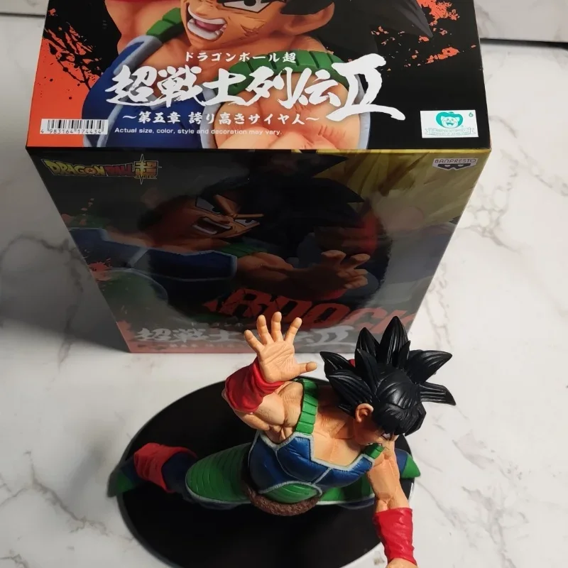 Figura de Anime de Pvc de Dragon Ball Super Burdock, 14cm, periférico, Super Battle Pose, modelo de juguete, regalo de colección, estilo de acción para niños