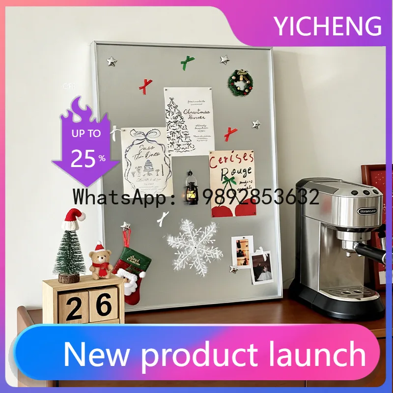 

PYJ magnetic suction stainless steel decorative painting refrigerator soft wall sticker meter box hanging painting