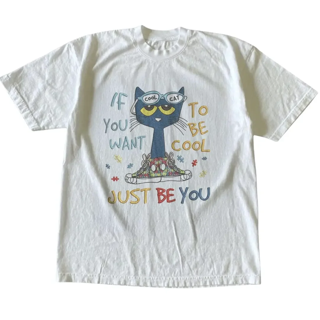 Unisex Pete Cat Graphic T-Shirt - 