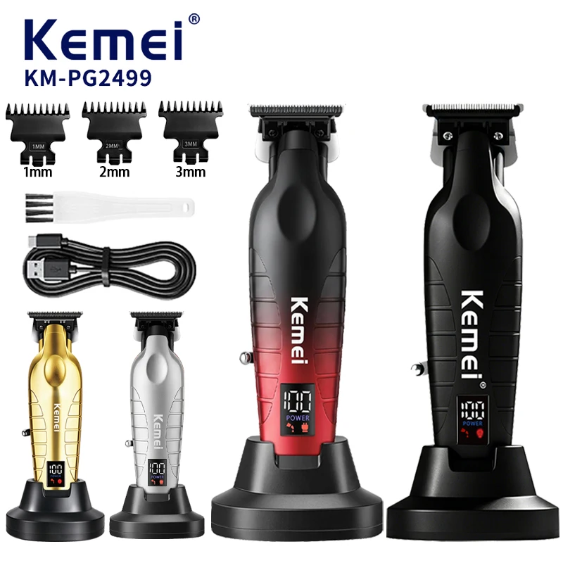 Kemei Hair Clipper Kit KM-PG2499 Men's Electric Hair Trimmer Machine Professional Hair Cutting Machine Clipper