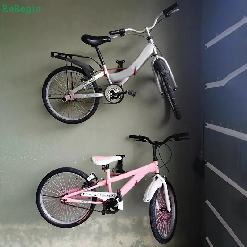 Bike Wall Mount Rack Hook Hanger Room Indoor Bike Holder Folding Rack Bike Hanger Space-Saving Bracket Bike Accessories