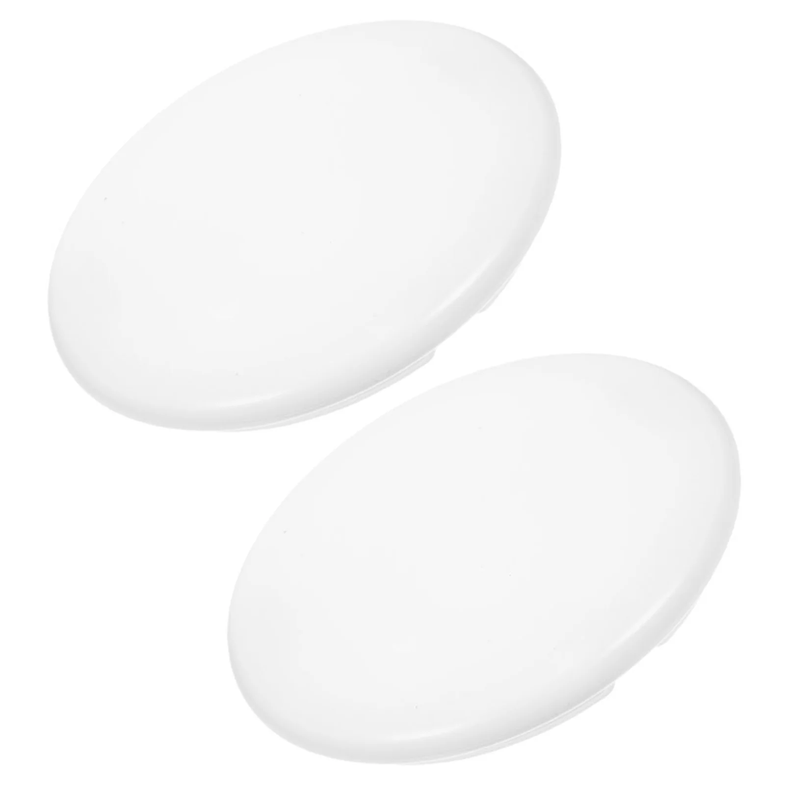 

2Pcs Round Ceiling Light Covers Flat PVC Replacement Plates for Bedroom Balcony Kitchen Bathroom LED Fixture Replacement Shades