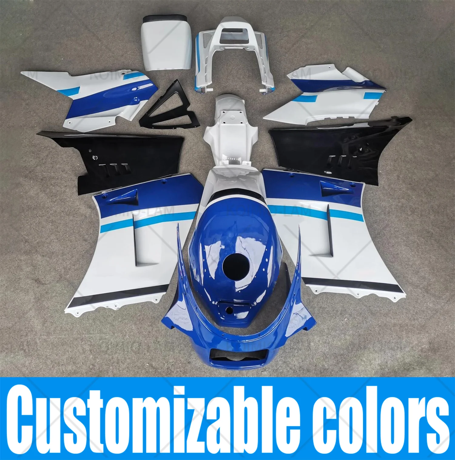 Fit For SUZUKI RG400 RG500 Gamma 1984 - 1987 Motorcycle Shell Panel Fairing Bodywork Set RG 400 500 1985 1986