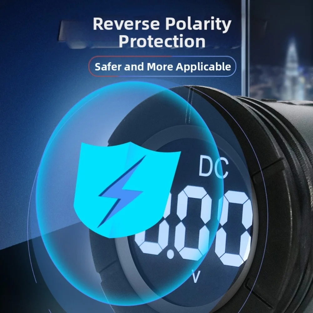 Large Font LCD Digital Voltmeter DC 0 300V Voltage Meter for Industrial Vehicle LED and Solar Panel Applications