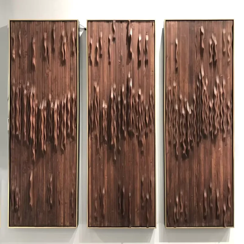 Handmade Custom Famous Modern Abstract Art Pictures Wood Framed Decorative Wall Painting
