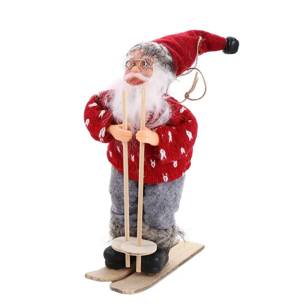 Gift Xmas Tree Drop Ornaments Home Table Decor Figurine Christmas Decorations Hanging Pendants Santa Claus Doll Santa Figure