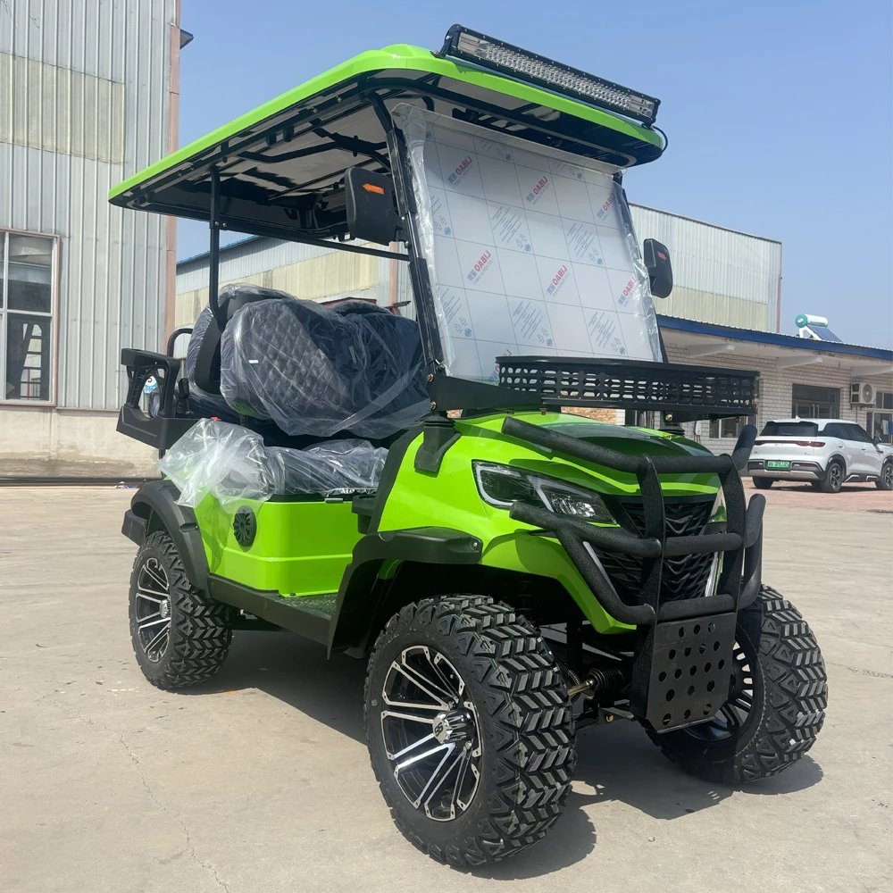 عربة جولف 4000 واط أفضل الأسعار عربات جولف كهربائية صينية 4WD 2 4 6 عربة جولف للركاب #5