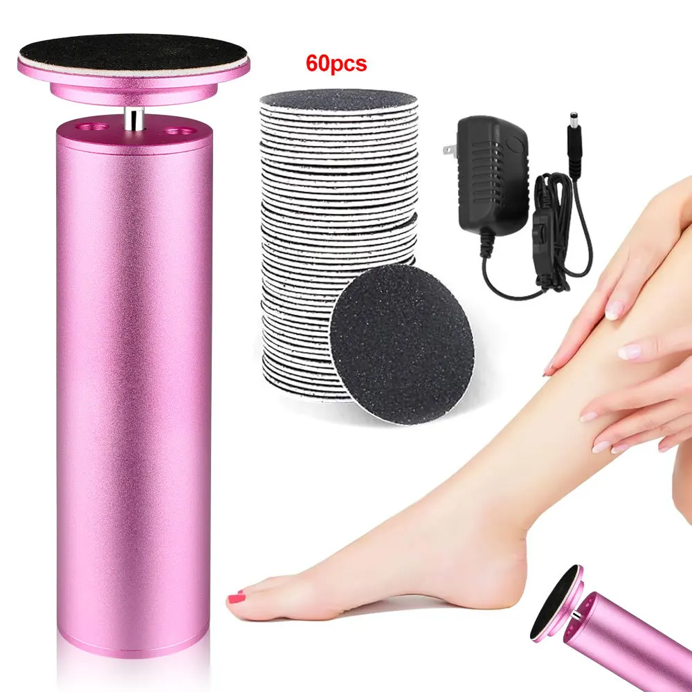 

Electric Callus Remover, Filing Tool with Speed Controller and 60 Replacement Sandpaper Disc for Male and Female Foot Calluses