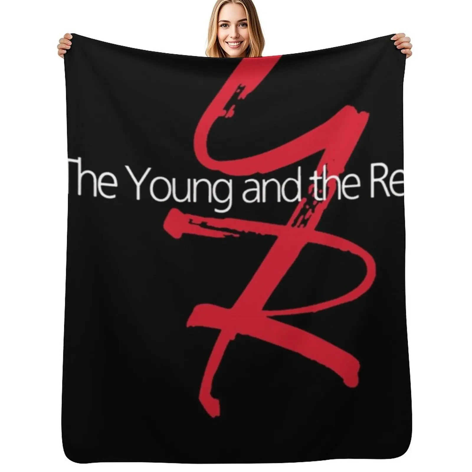 Young and Restless Essential Throw Blanket Decorative Throw Soft blankets ands Thin Giant Sofa Thermal Blankets