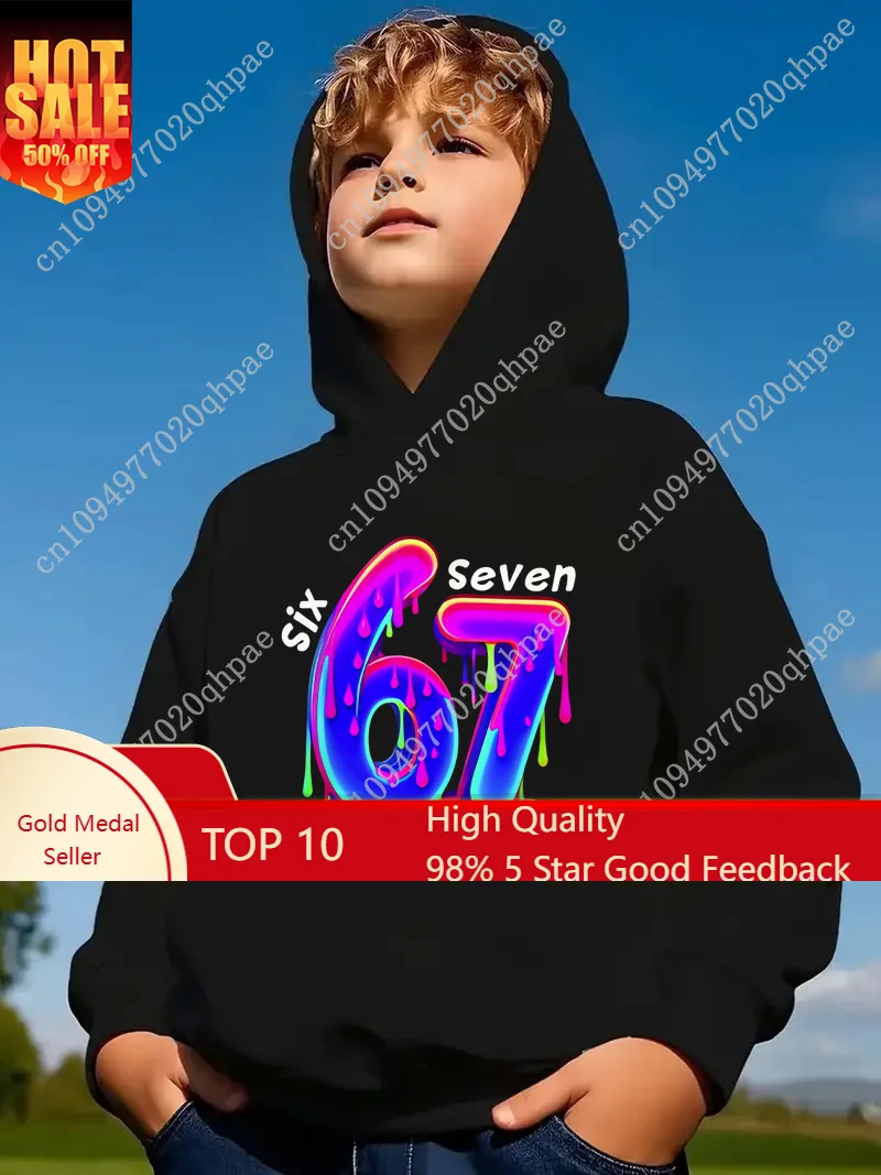 

Colorful Splashed Ink Digital 67 Print Neon Cool Kids Hoodie