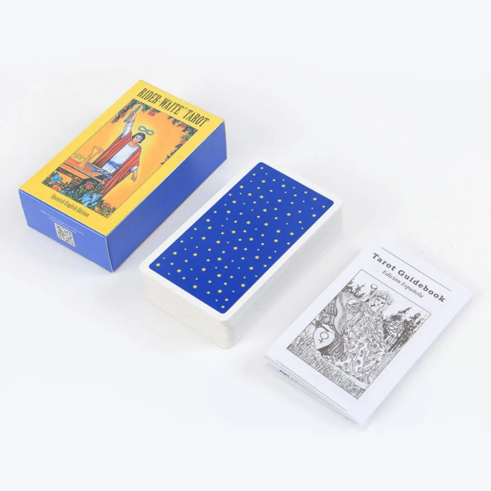 

Español Rider Tarot Cards in Spanish Version Board Game Divination Deck for Beginners with Guide Book Oracle Cards Guidebook
