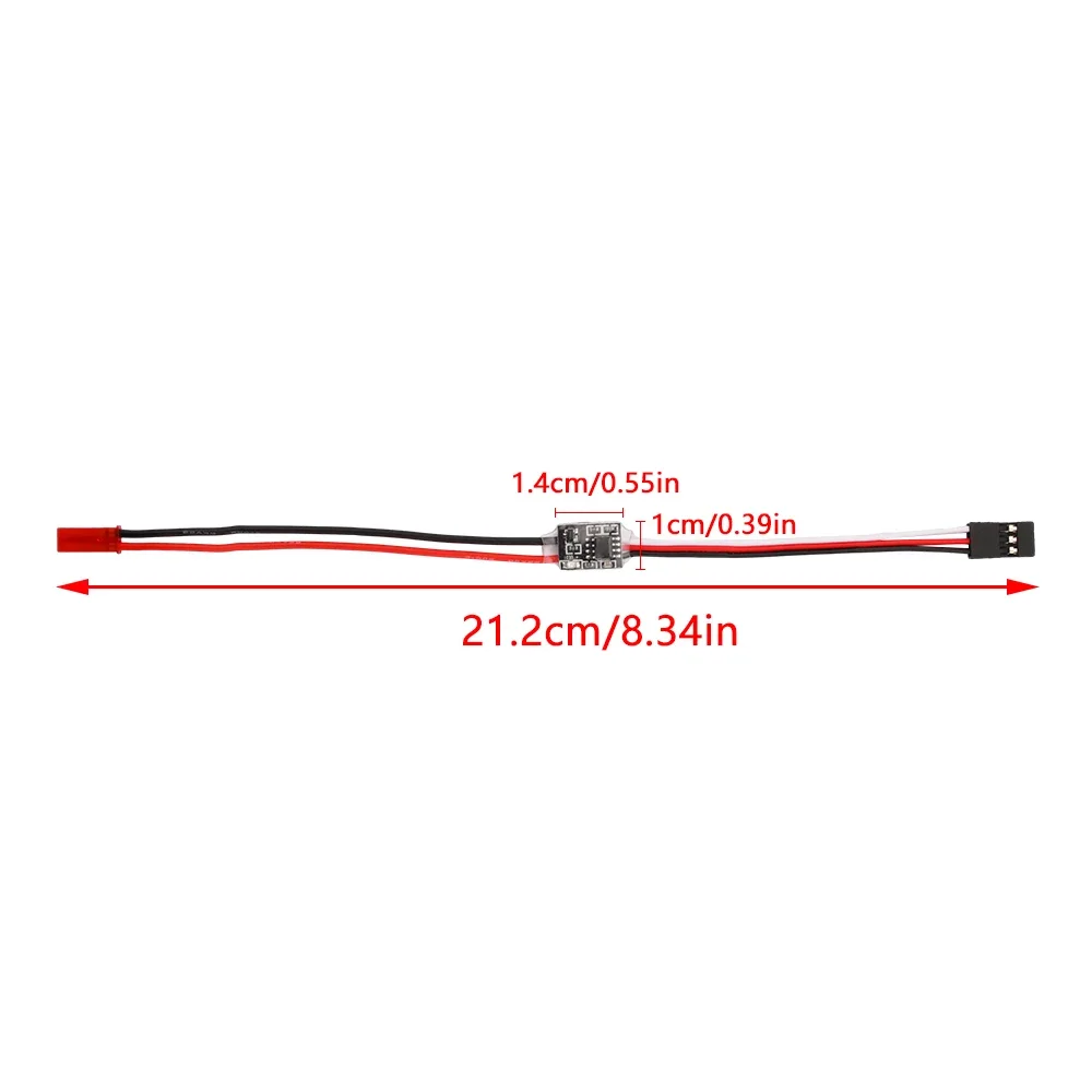 High Current RC Switch 2A 20A 30A Remote Control Electronic PWM Signal for Drone Water Pump Plant Protection with LED Indicator
