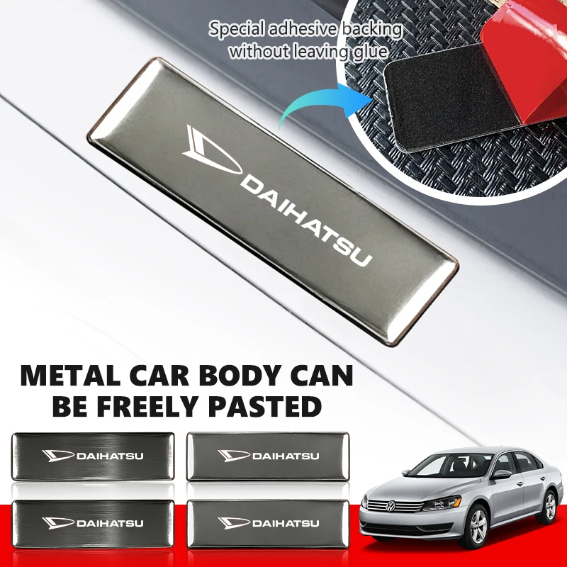 Car Styling Logo Sticker Metal Badge Emblem Decorative Decal For Daihatsu Terios Sirion Mira Materia Terios YRV Feroza Charade