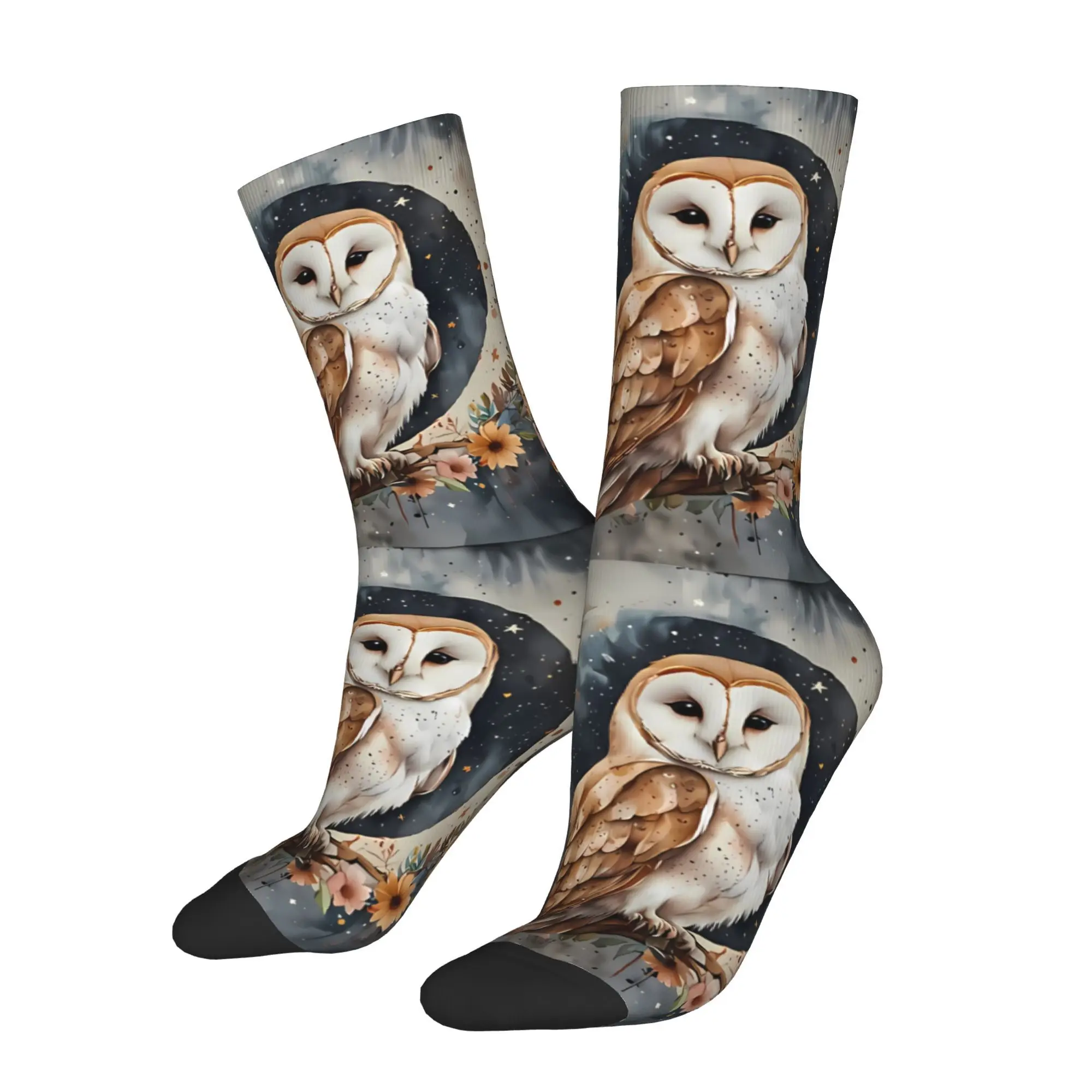 

Barn Owl Spirit Guardian Poster Sock Printed Man Polyester Fashion