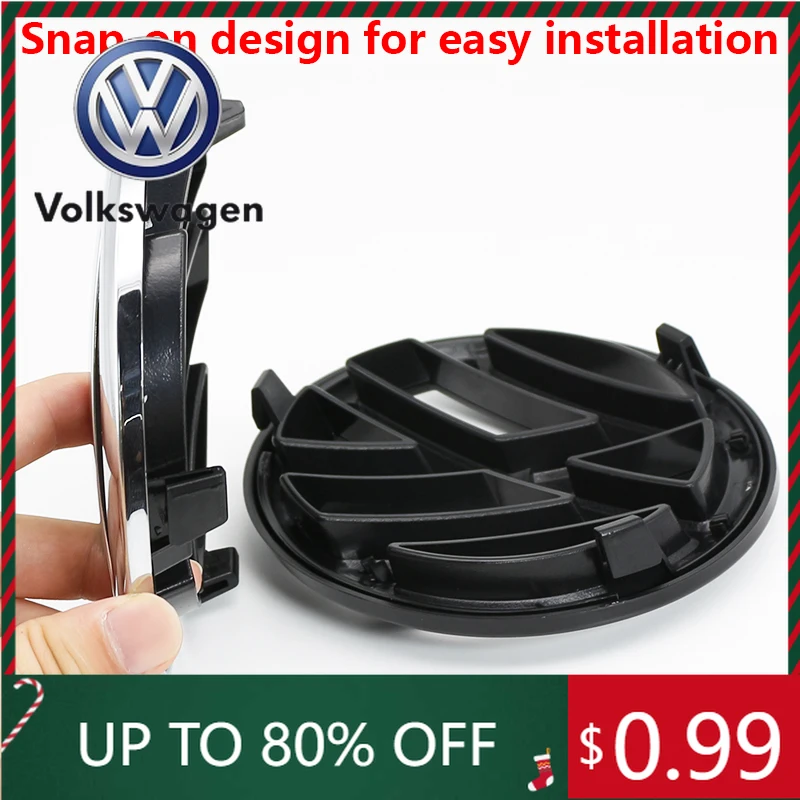 

Для VW Volkswagen 2026 Горячие эмблемы 1 шт. Автомобиль Оригинальная замена значка передней решетки Крышка багажника Эмблема задней двери Логотип Декор Аксессуар Fo