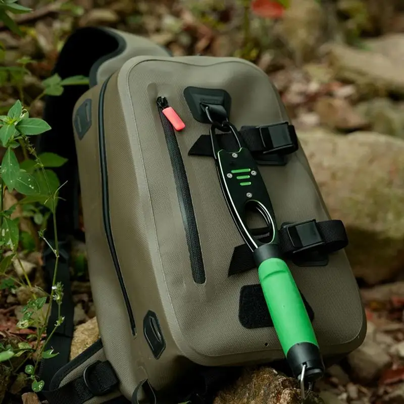 

9.5L Fishing Shoulder Bag Fishing Sling Bag Waterproof Fishing Lures Line Box Storage Pack Lightweight Slim Fishing Chest Pack