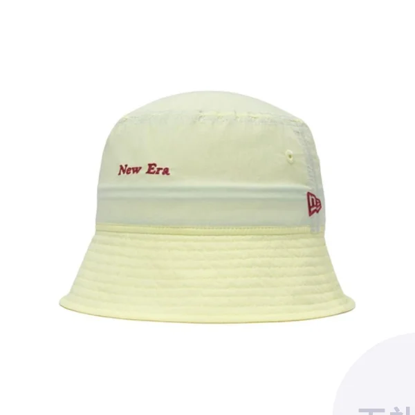 New Era Bucket Hats Unisex Light Yellow 14904955