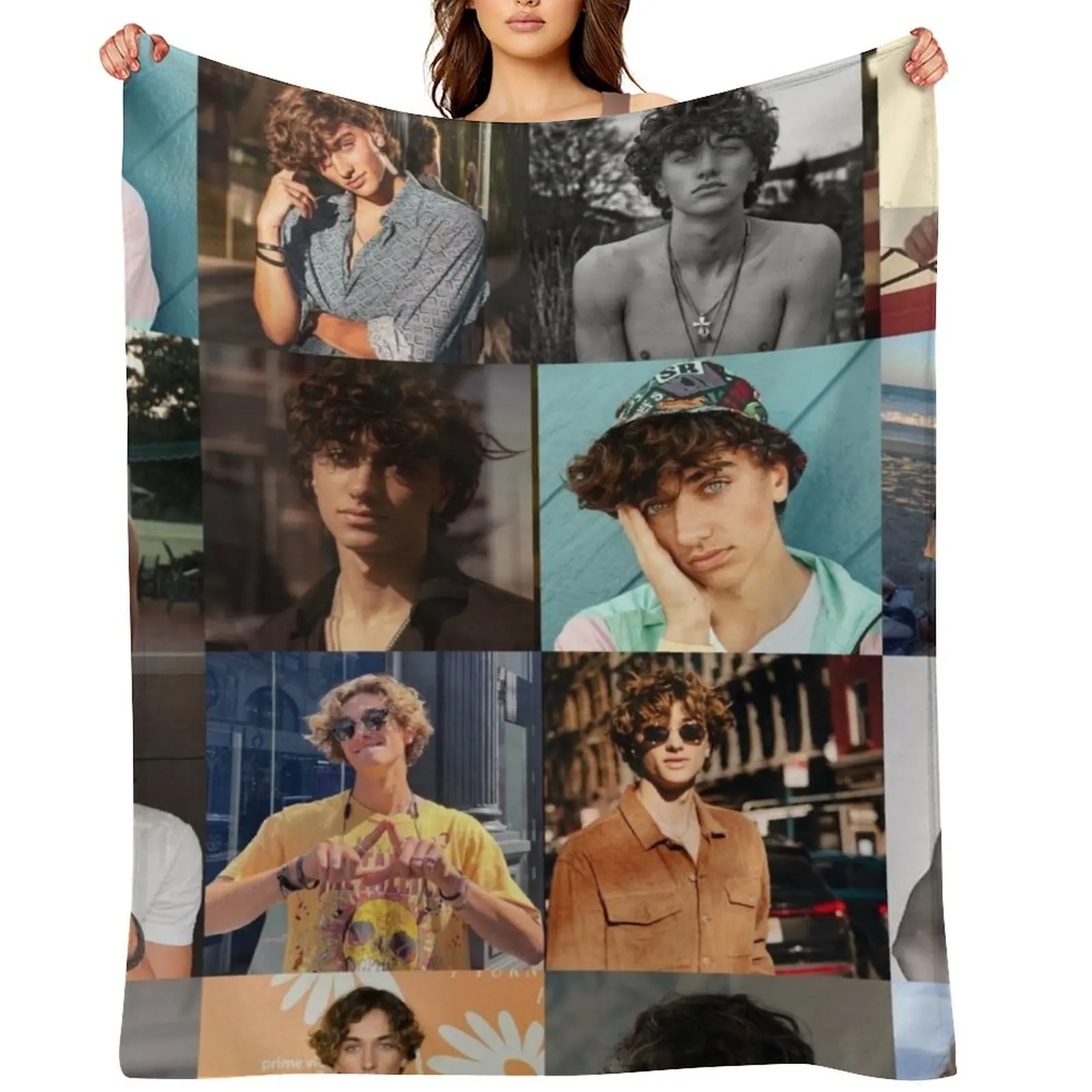 

Gavin Casalegno Collage Throw Blanket Stuffeds Retros For Baby Hairy Blankets