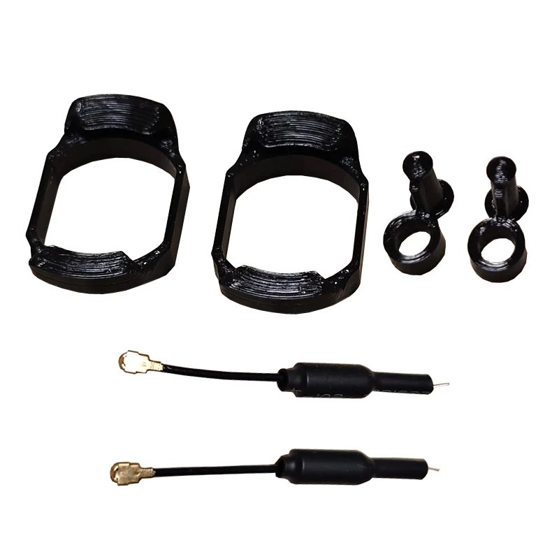 1Set FPV Racing Drone Lens Protective Ring with Pigtail Antenna 3D Printed Fixed Seat Modification Kit for BetaFPV Pavo20 Pro