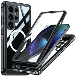 S25 Ultra S26 5G Magnetic Case Funda for Samsung Galaxy S26 Ultra Case 360 Protection Screen Samsung S 25 Plus S24 FE Back Cover