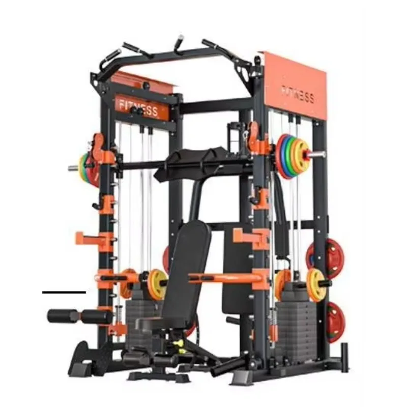 2026 Large Integrated Smith Machine Multi Function Home Squat Unit