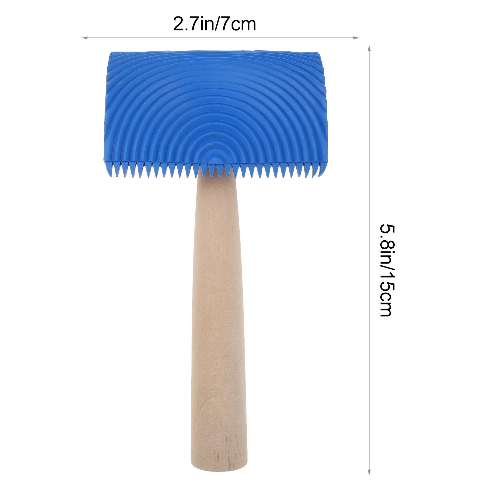Premium Rubber Wood Graining Painting Tool for Walls DIY Wall Decoration Natural Wood Grain Texture Effect Easy Clean Reusable - view 6