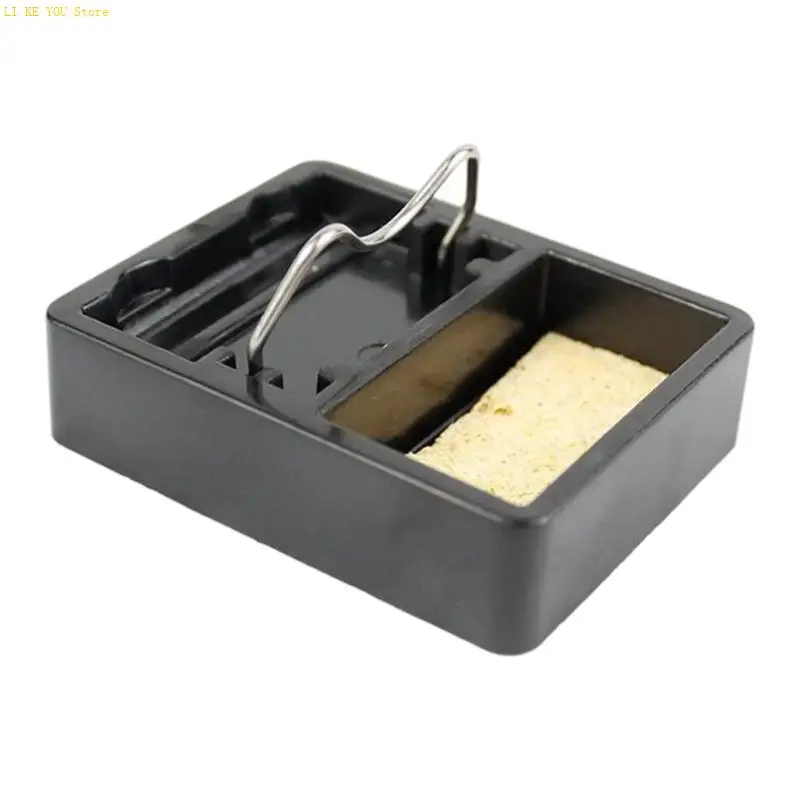 W3JE Universal G Type Soldering Iron Support Durability Bakelite Materials 200°C Resistance Suitable for Workshop Laboratory