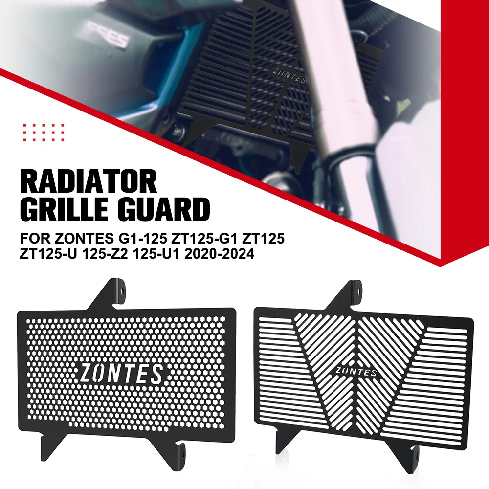 

Мотоцикл для Zontes G1-125 ZT125-G1 ZT125 ZT125-U 125-Z2 125-U1 2020-2021-2022-2023-2024 Защитная крышка решетки радиатора