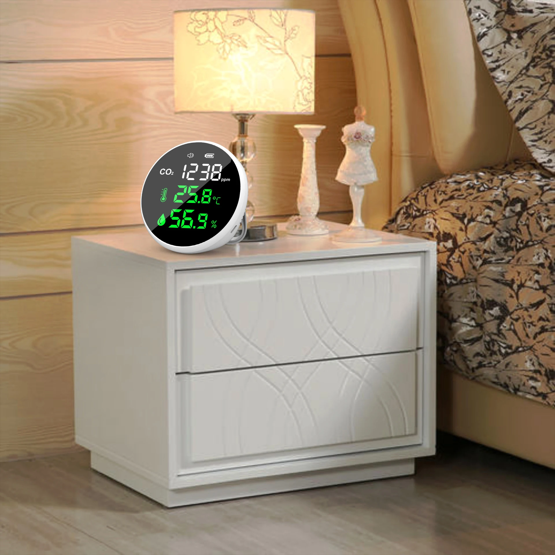 Air Quality Monitor Carbon Dioxide Meter and High-precision Infrared Sensor Alarm Directly Provided by Chinese Factories