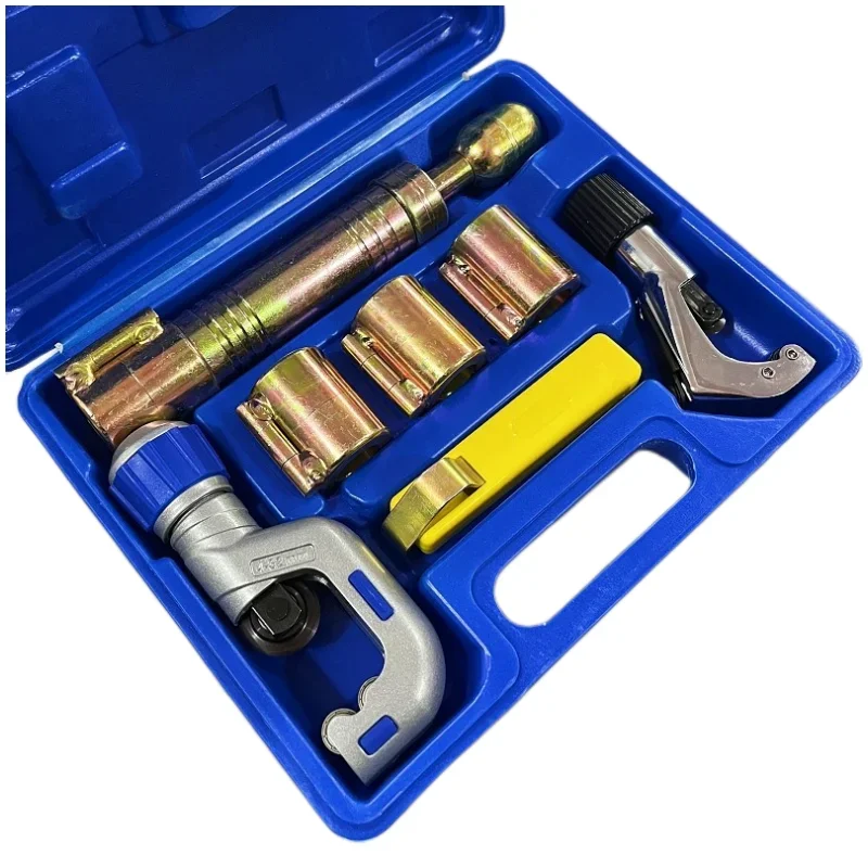 Gas Pipe Leveler, Pipe Making Tool, Punch Punching Set, 3/4/6 Split Corrugated Pipe