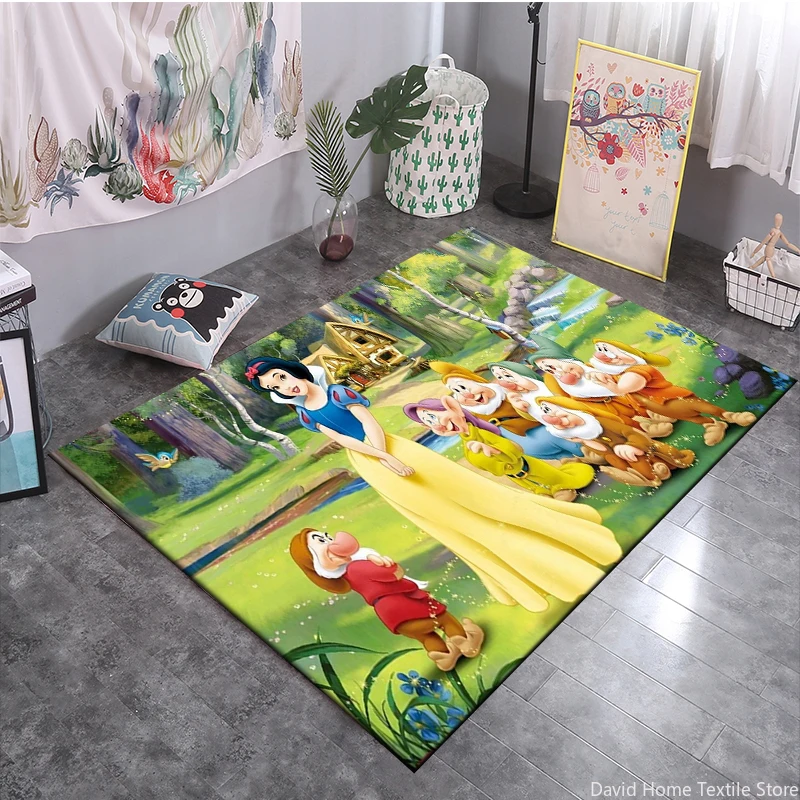 Snow White area carpet for children Living room Bedroom floor mat  Kitchen Rug Children\'s Bedroom Mat Non-slip Mat Decoration