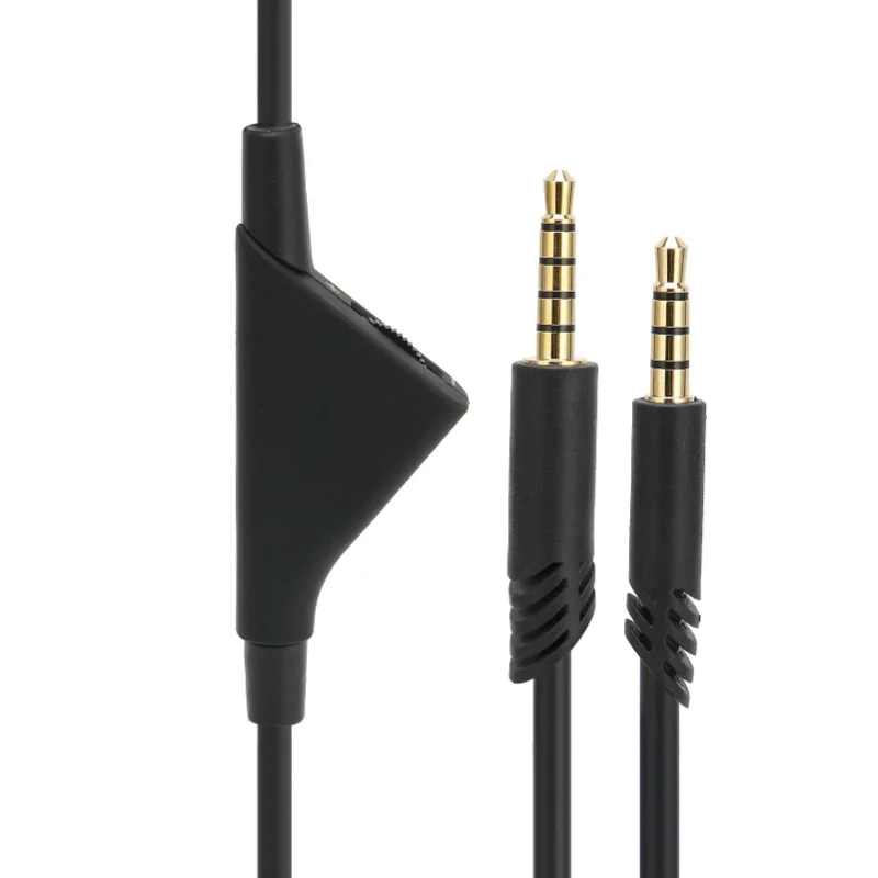 Cavo per cuffie da 2 m Plug And Play Controllo volume linea audio per Logitech Astro A10 A30 A40